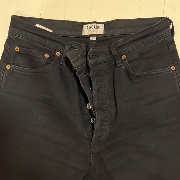 Agolde Nico high rise rigid skinny, size 28 - Picture 2 of 3